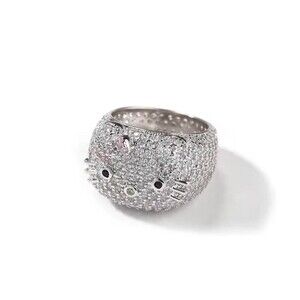 Hello Kitty Diamond Ring Size 8